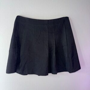 Cider Black Circle Skater Mini Skirt - Flared A-Line